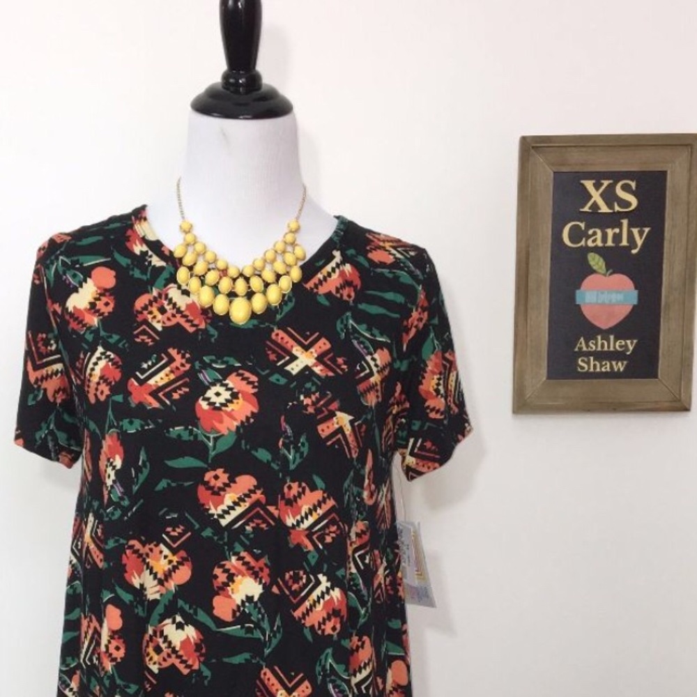 LuLaRoe Rose Carly Tunic Dress 🌹